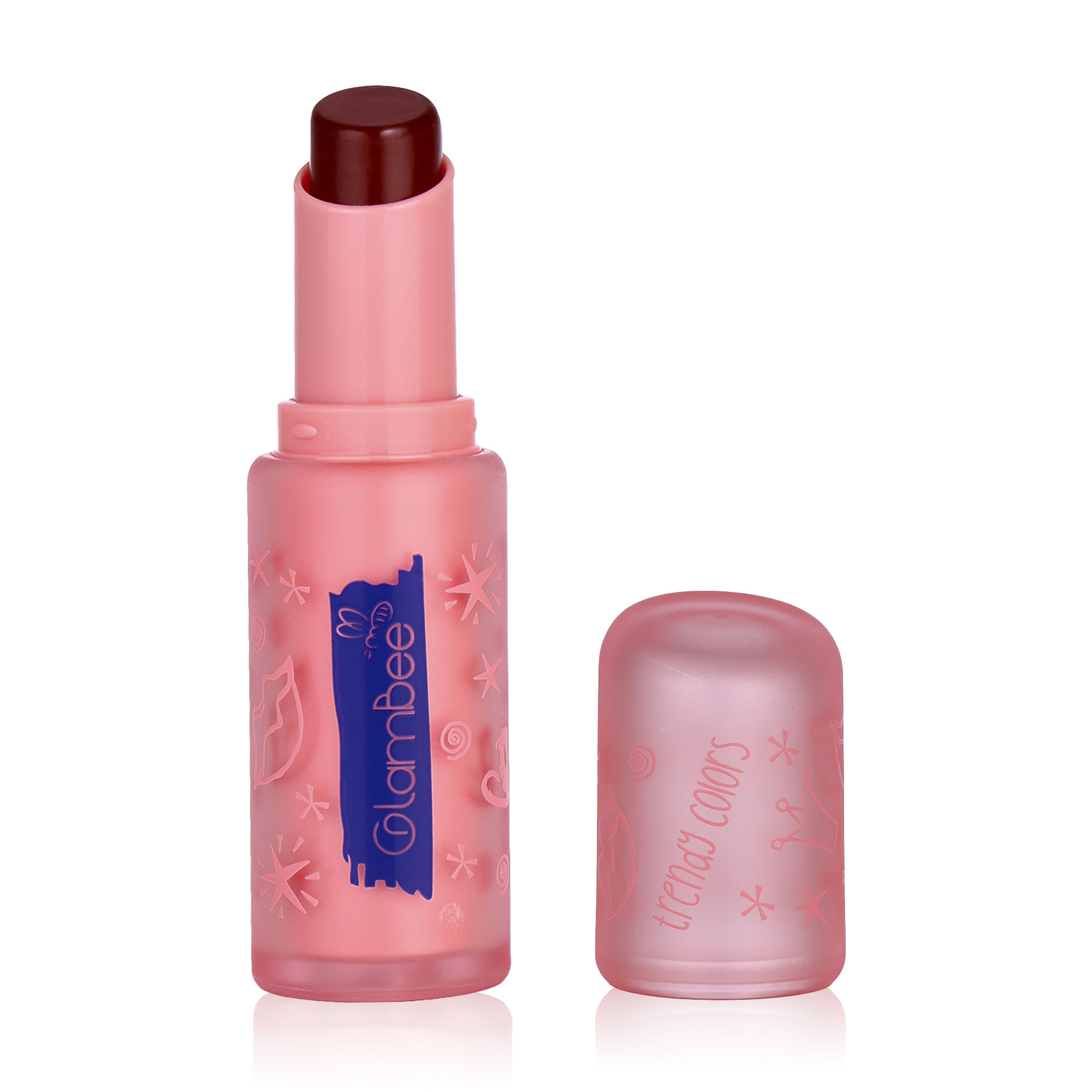 Помада-бальзам для губ GlamBee Balmy Lips Glossy Lipstick М'які губки тон, 01, 2.5 г